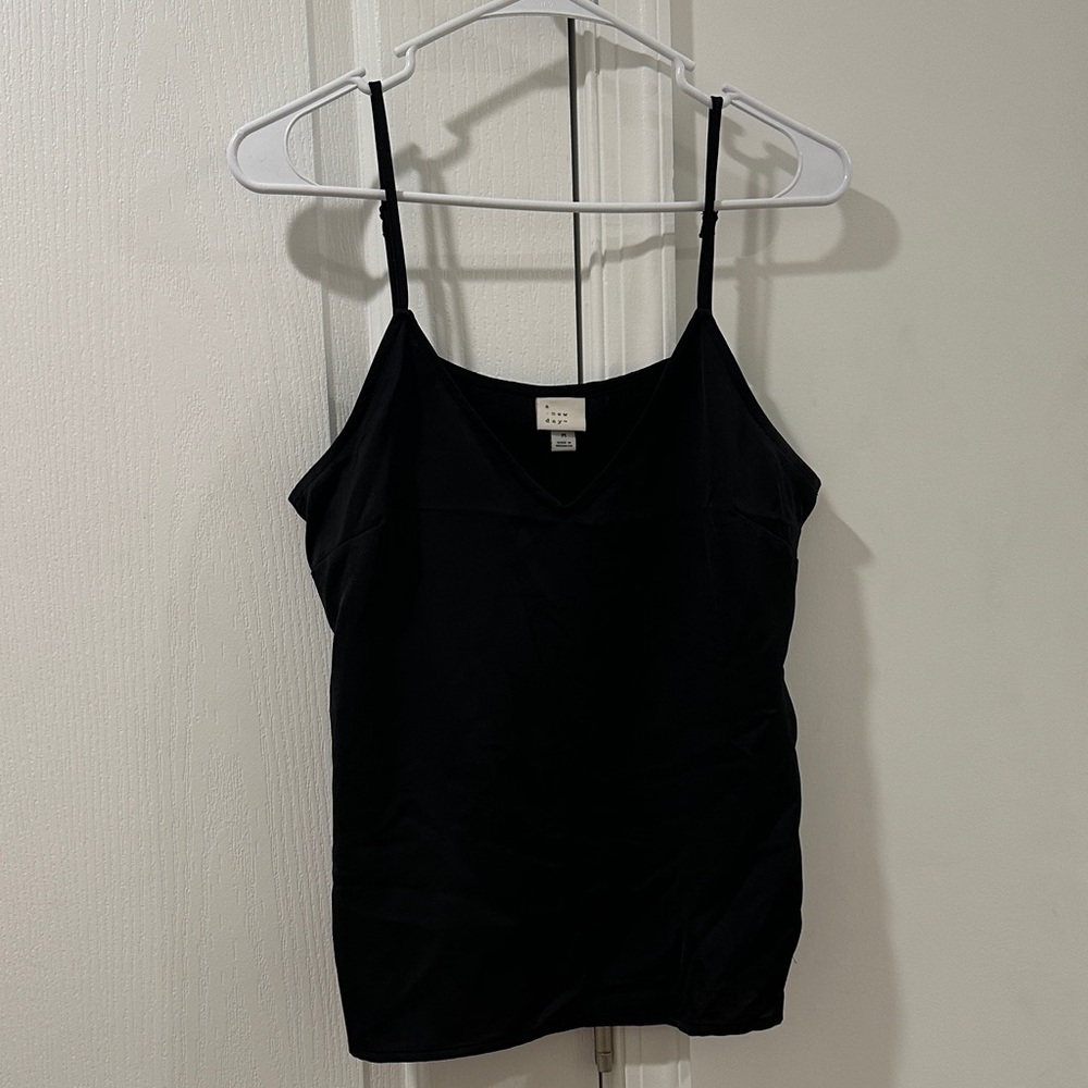 a new day Black Camisole Top